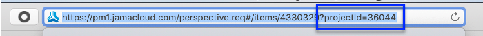 Project API ID in the URL.