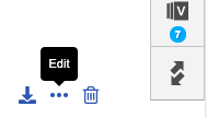 Three dots icon in the toolbar opens the Edit File Attachment window.