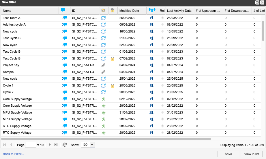 Example results of a new filter.